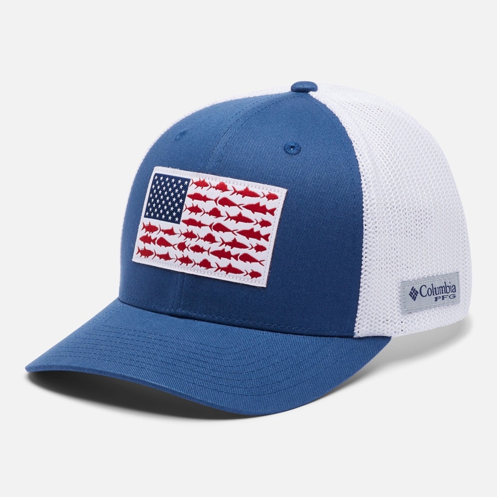 Columbia PFG Mesh Fish Flag Cap
